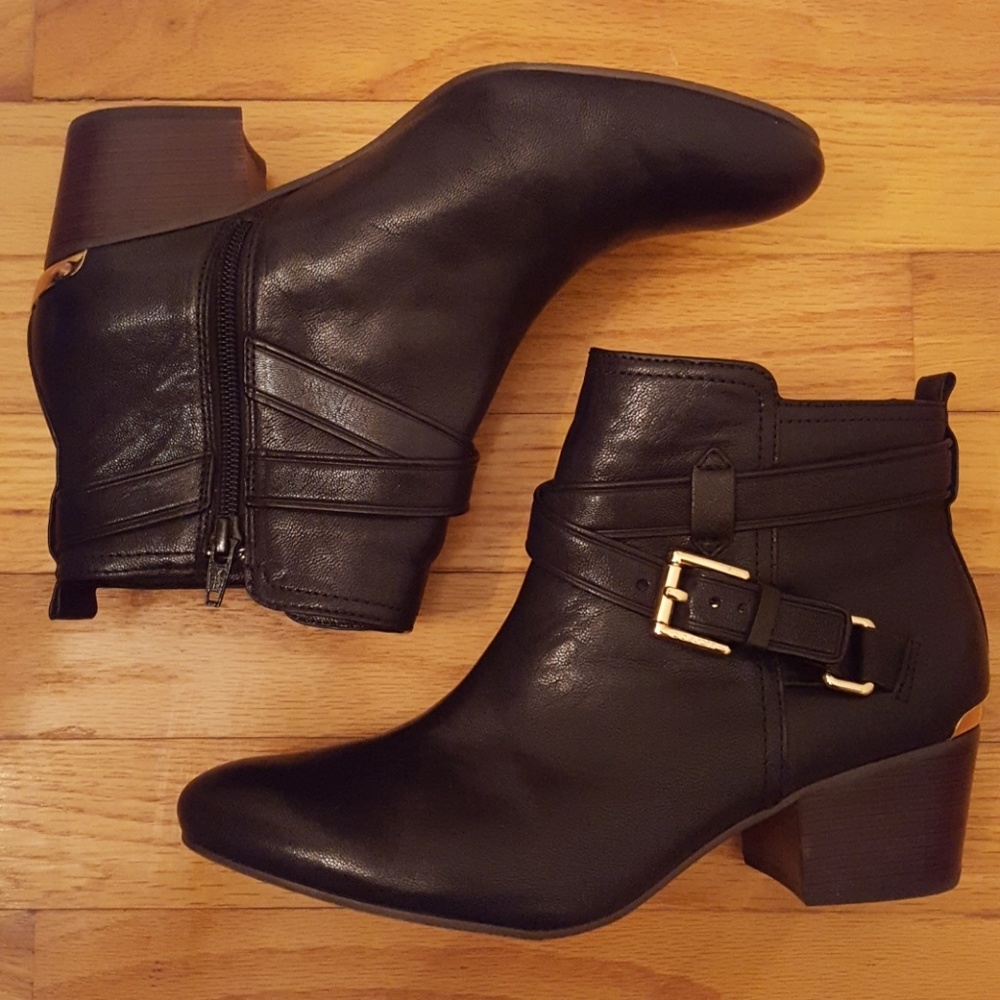 COACH Leather Ankle Boots